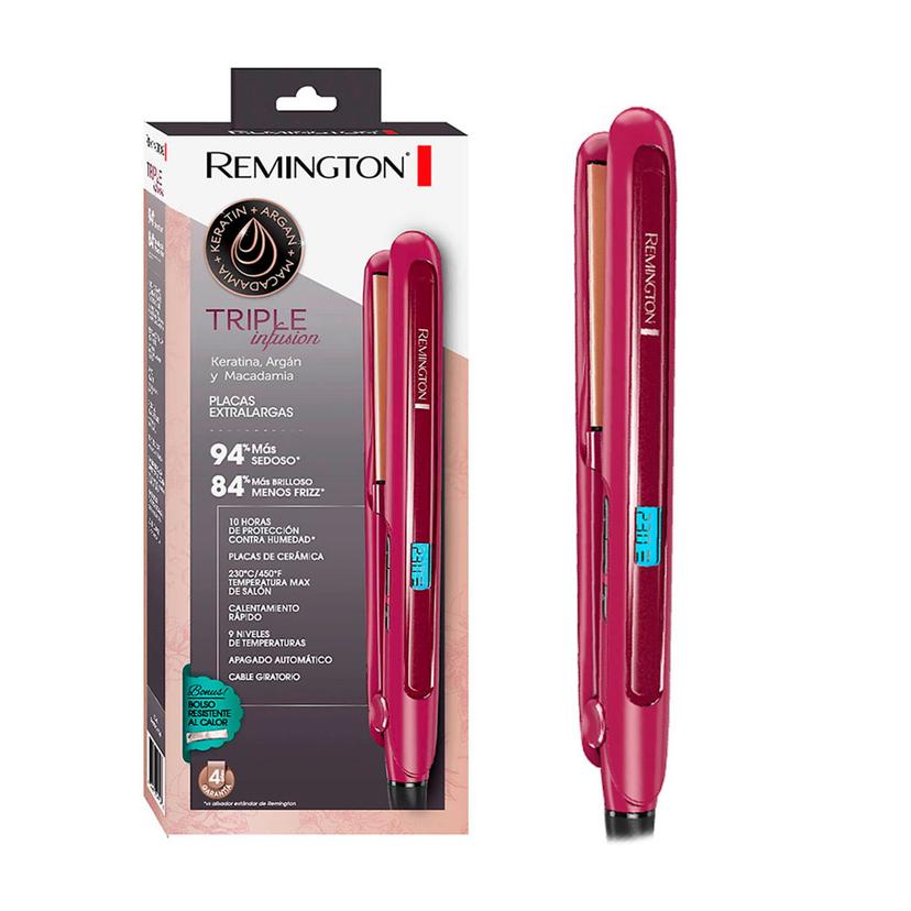 Plancha Remington Triple Infusin