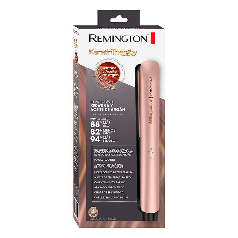 Plancha Remington Keratina y Aceite de Argan