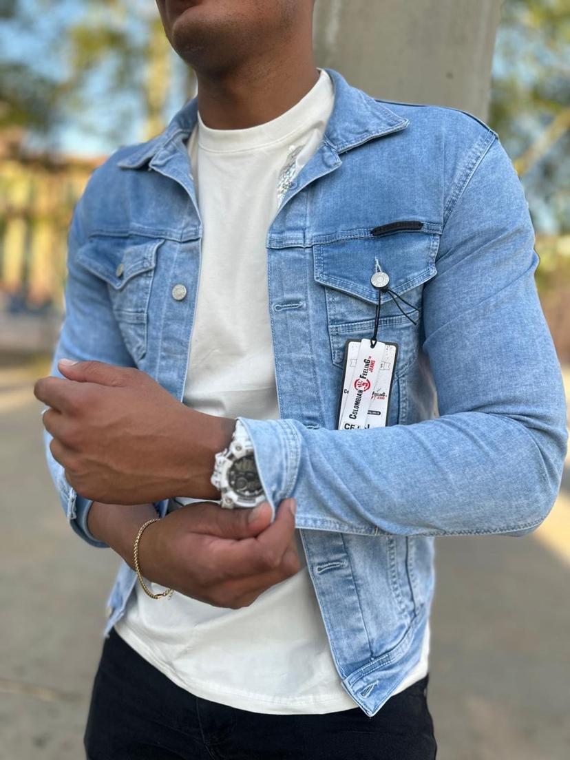 CHAQUETAS DE HOMBRE EN TELA JEANS 1.1