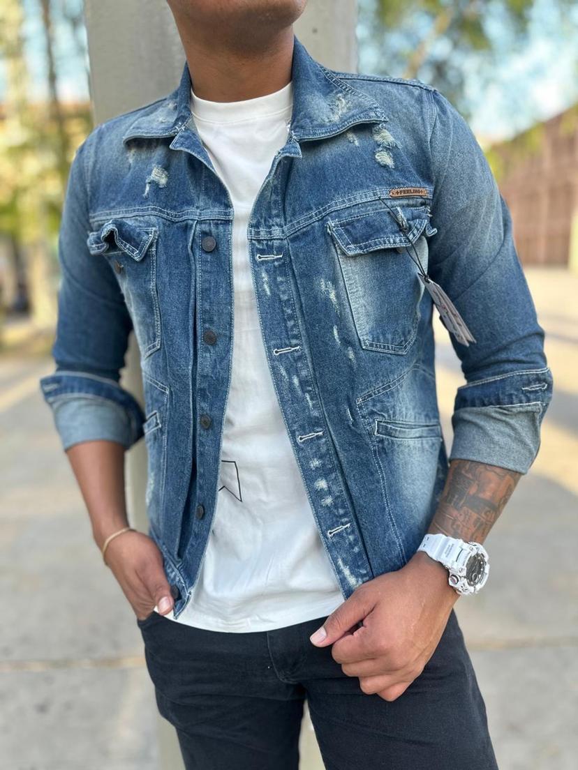CHAQUETAS DE HOMBRE EN TELA JEANS 1.1