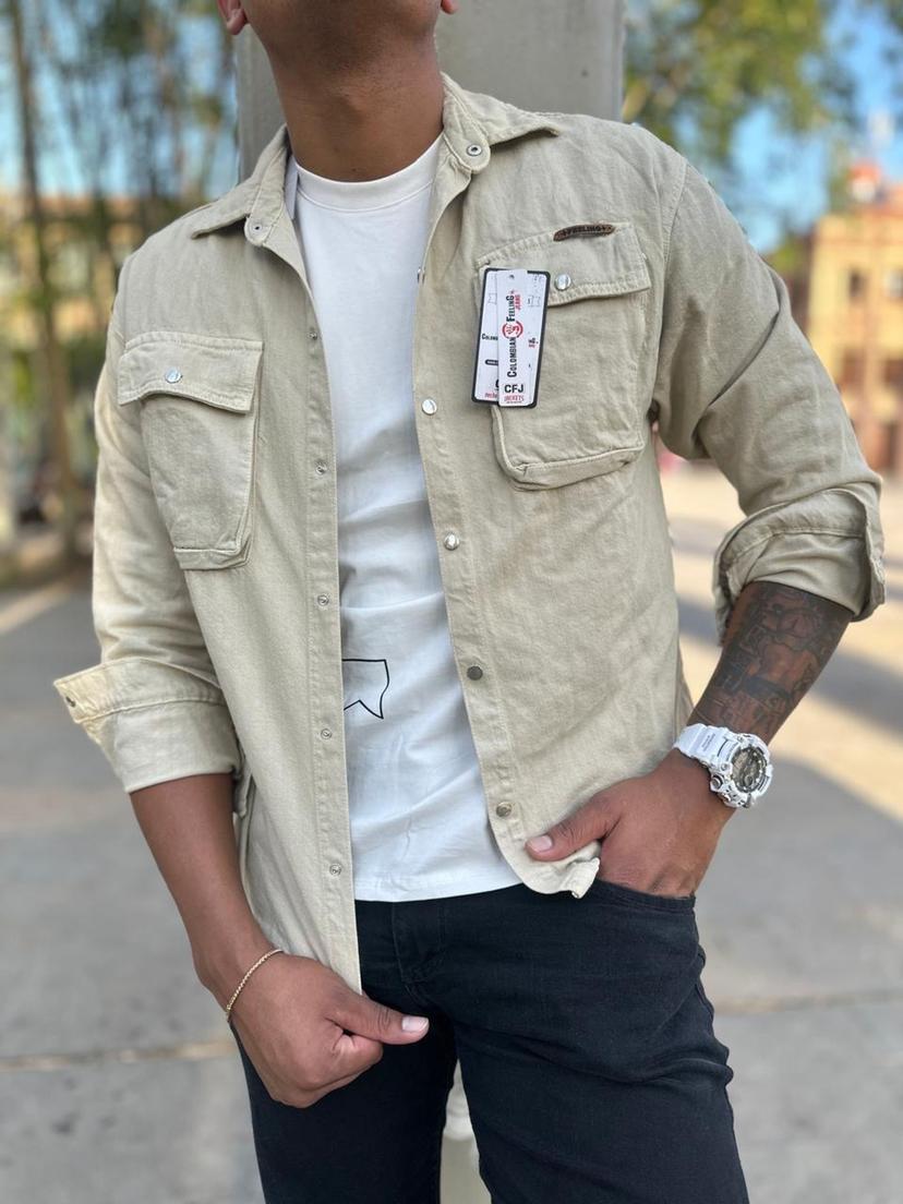 CHAQUETAS DE HOMBRE EN TELA JEANS 1.1