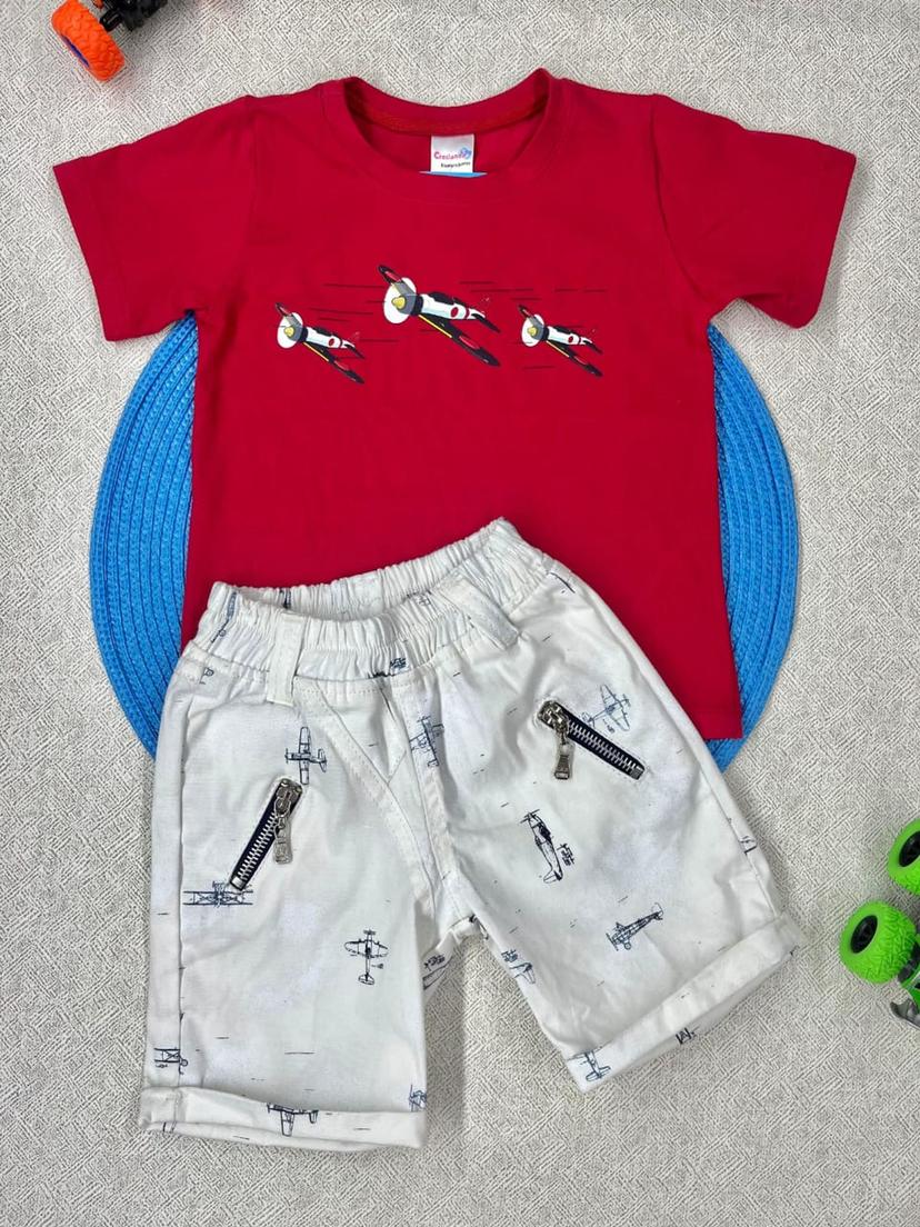 Conjunto bermuda camiseta bebe