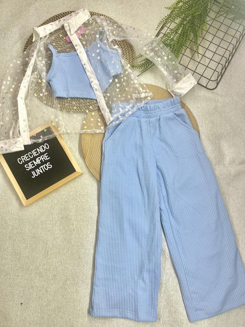 Trio Camisera transparente