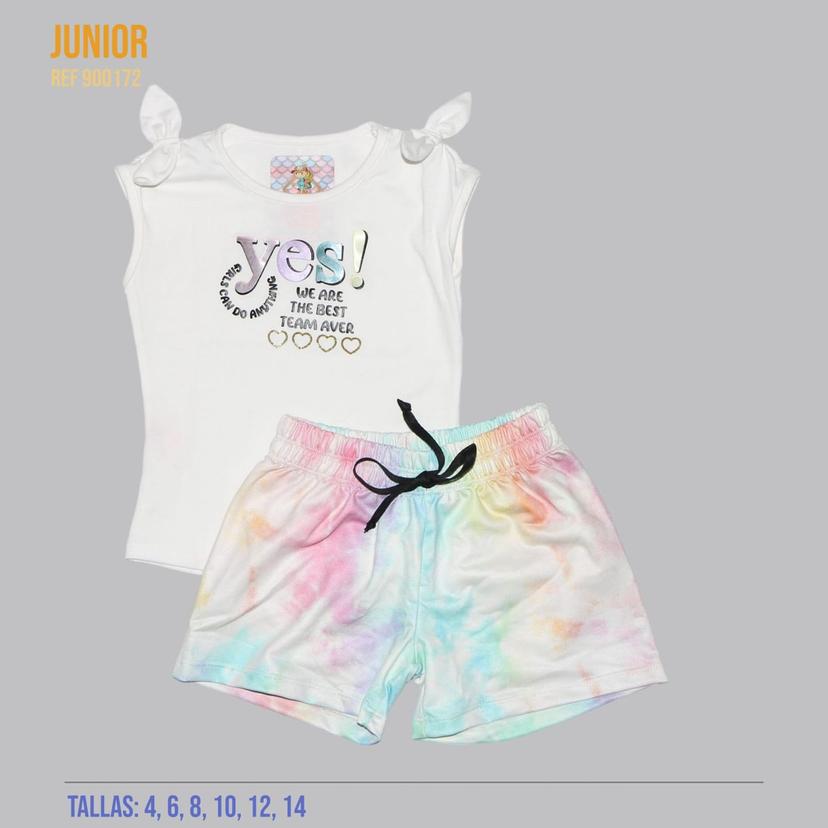 Conjunto short nia