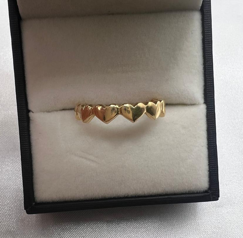 Anillo corazones 