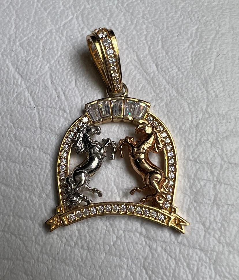 Dije herradura caballos 