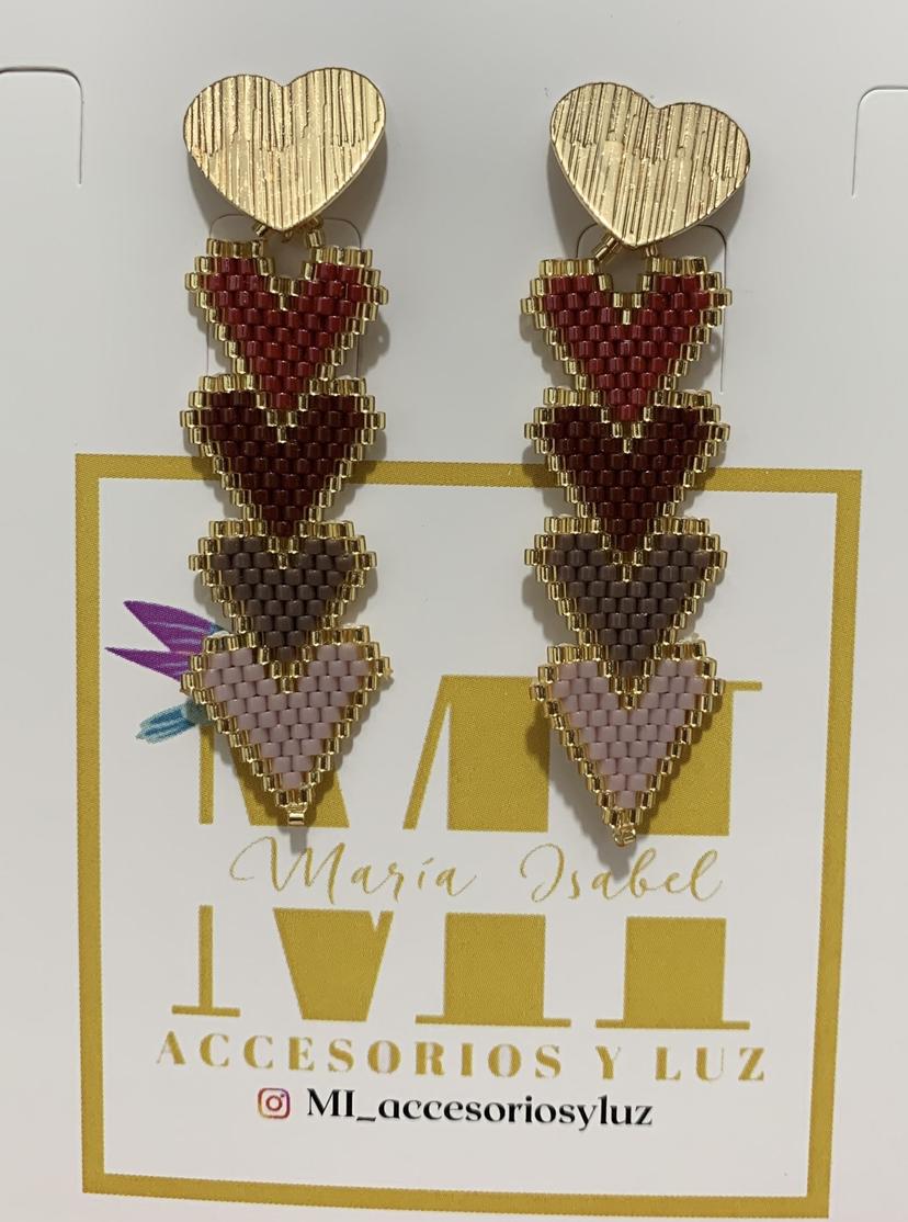 Aretes corazon