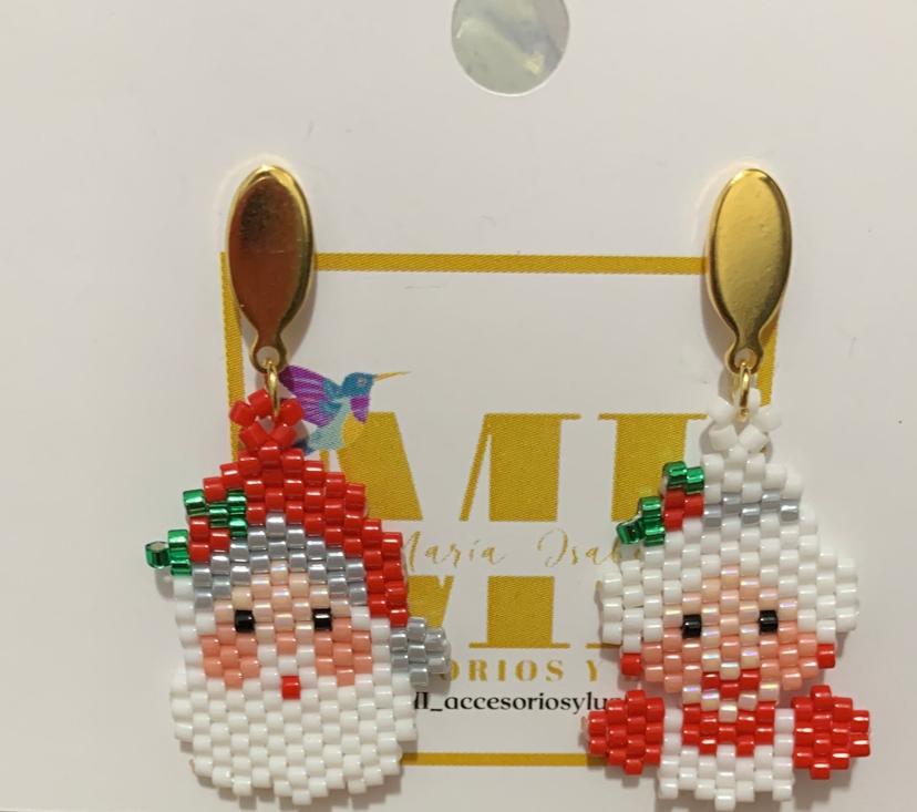 Aretes de navidad