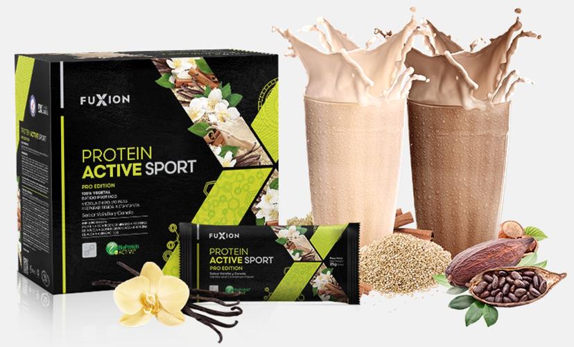 38. Biopro X Active Sport Vainilla con canela. 14 unidades